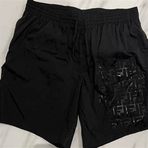 men fendi swimming trunks|water activated swim trunks.